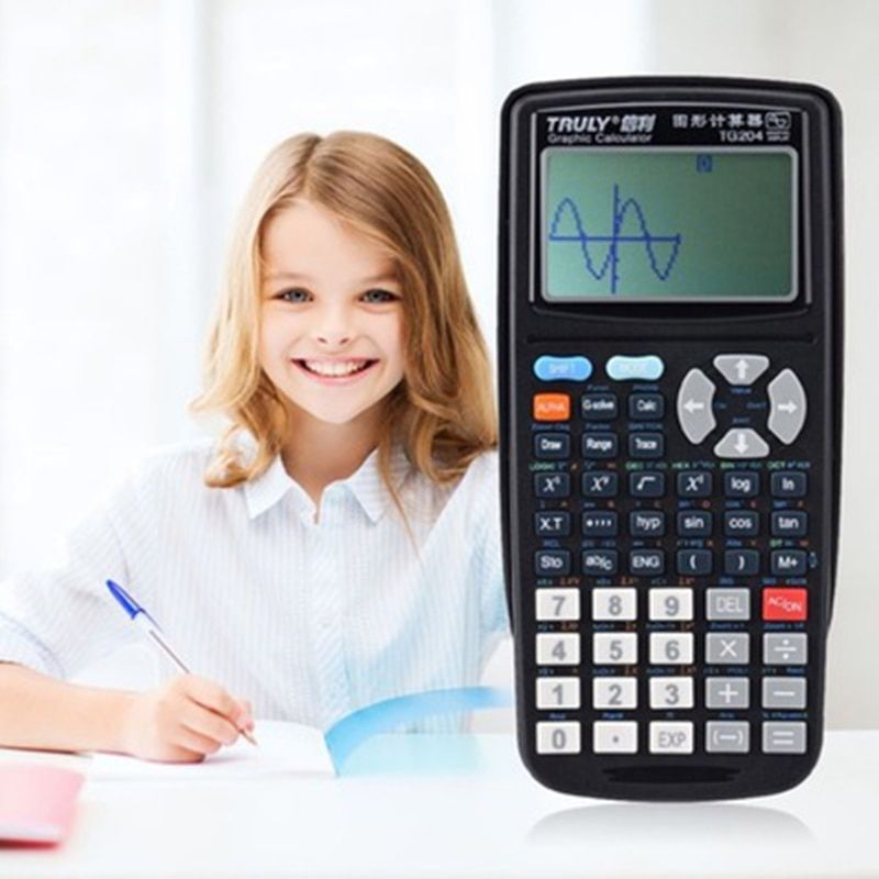 TG204 Scientific Graphics Programming Calculator SAT Test Drawing Battery Foreign Trade Function Computer Small Calculator