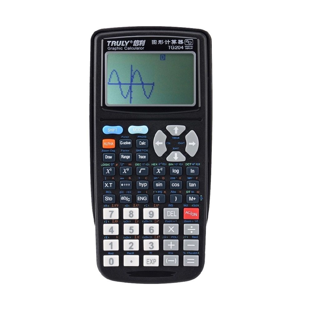 TG204 Scientific Graphics Programming Calculator SAT Test Drawing Battery Foreign Trade Function Computer Small Calculator