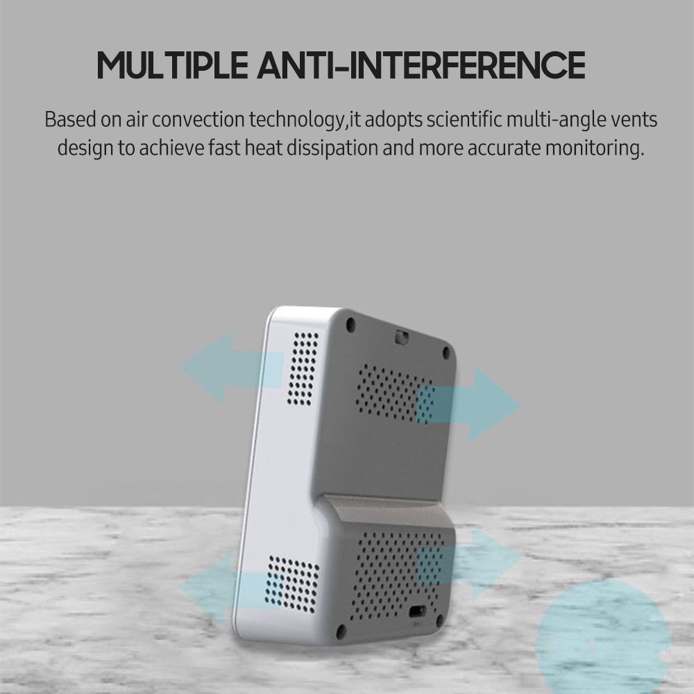 USB Rechargeable Air Quality Tester Monitoring CO2 / TVOC /