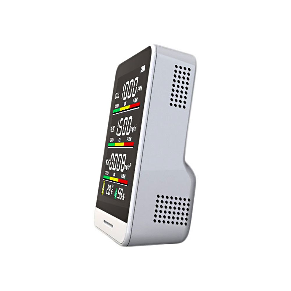 USB Rechargeable Air Quality Tester Monitoring CO2 / TVOC /