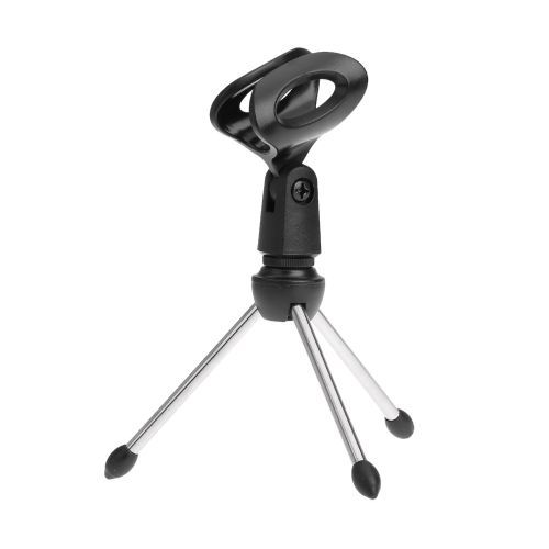 Desktop Mic Microphone Tripod Stand Holder Bracket With