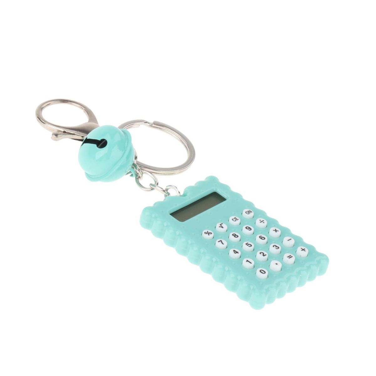 Mini Calculator 8 Display Portable Computer Bear Shape Cute For Green