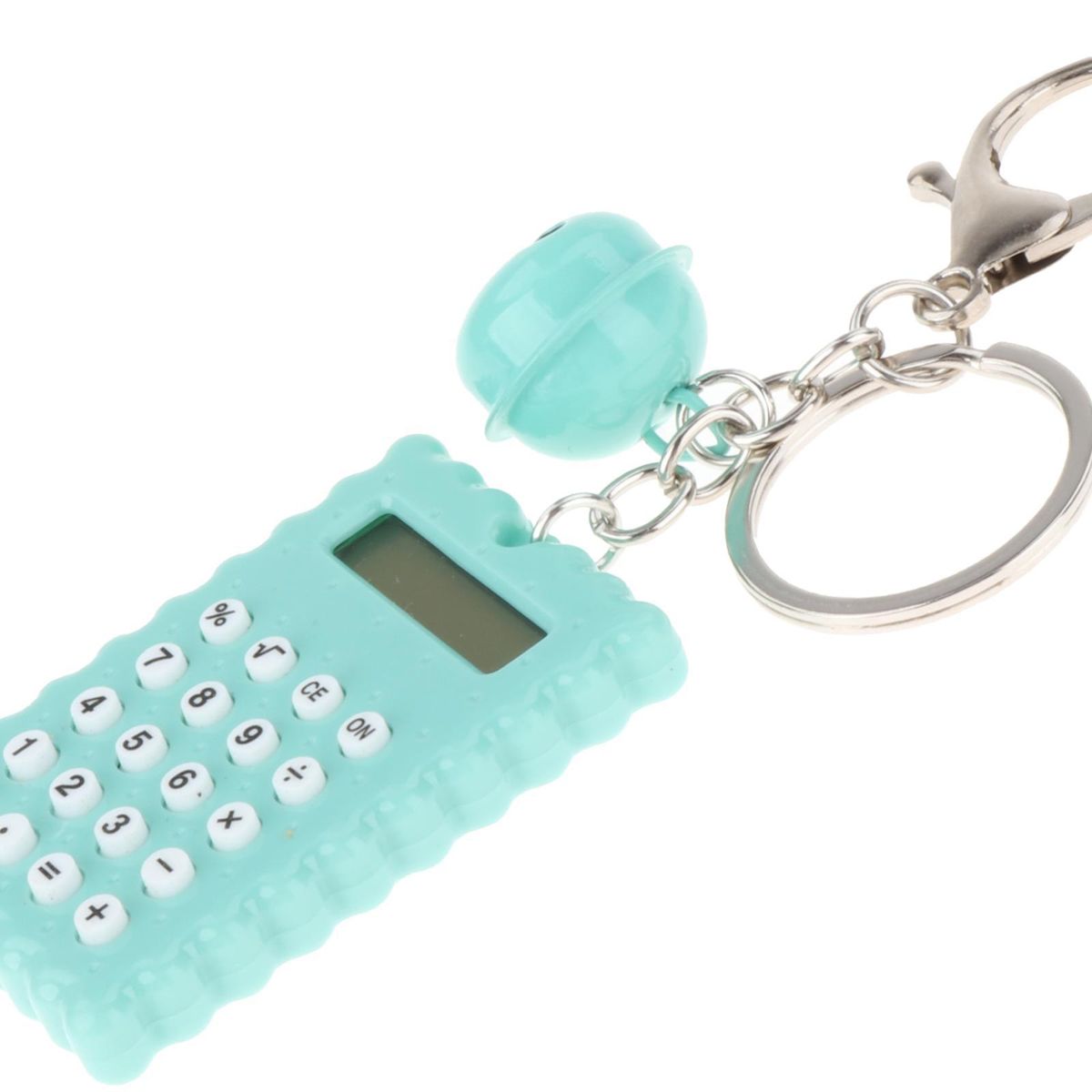 Mini Calculator 8 Display Portable Computer Bear Shape Cute For Green
