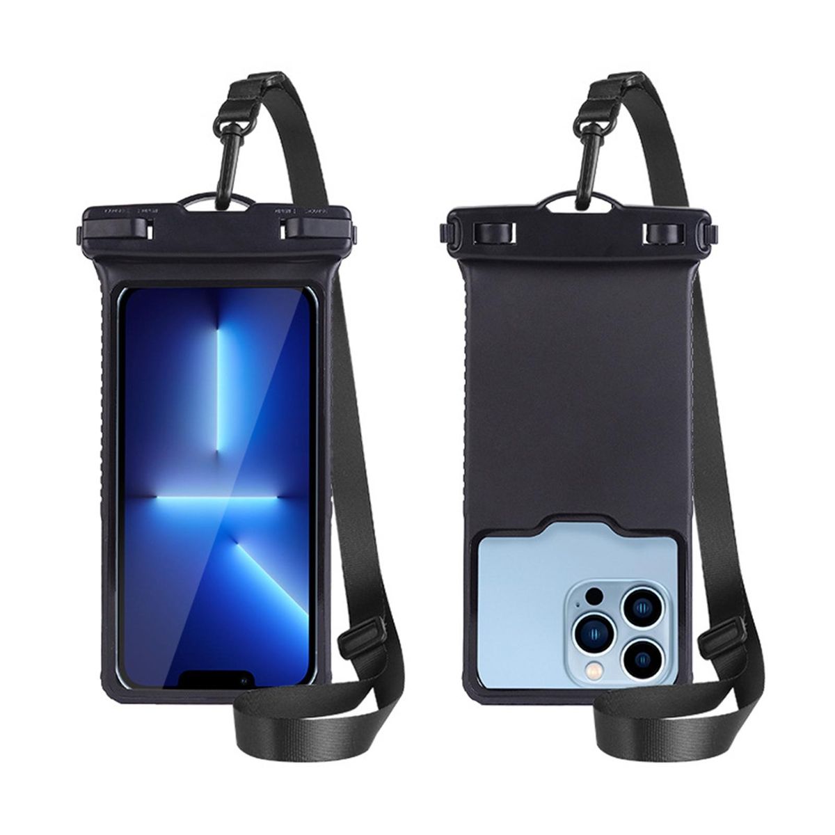 Phone Waterproof Bag Cell Phone Waterproof Case Black