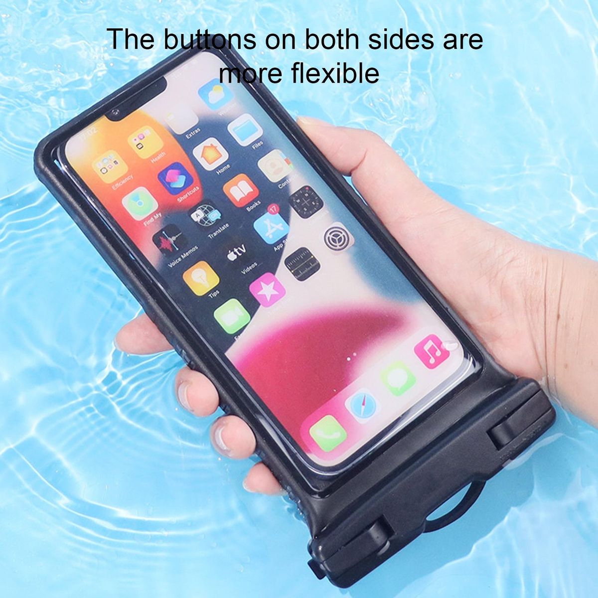 Phone Waterproof Bag Cell Phone Waterproof Case Black