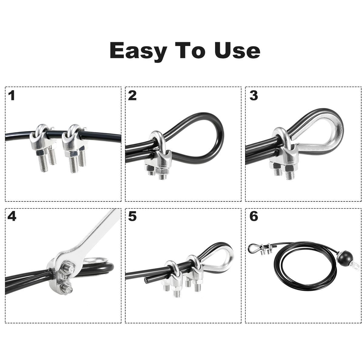 Gym Cable Steel Wire Fitness Pulley Cable For Home Gym Cable