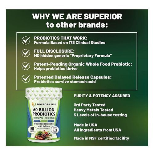 Quality Probiotic, 60 Billion CFUs, 30 Capsules