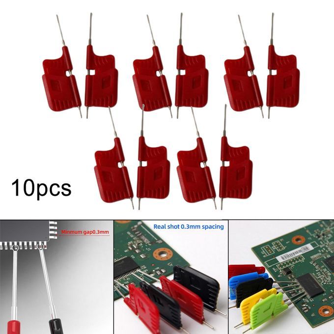 Sdk08 Micro IC Clamp Testing Clamp  Foot Clamp For Electronic Red