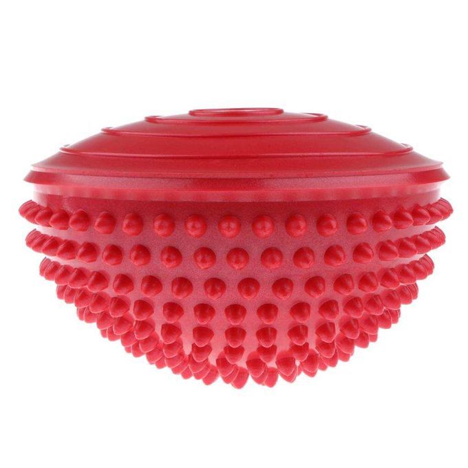 Child Balance Ball Toys Semicircle Physical Fitness Toys Hedgehog Red
