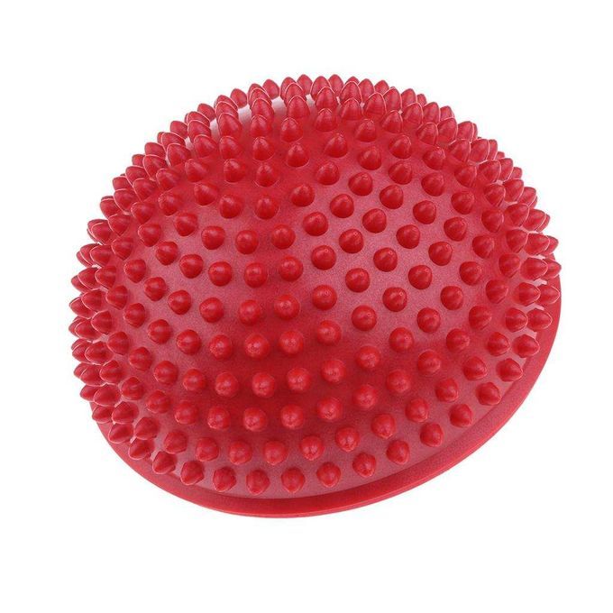 Child Balance Ball Toys Semicircle Physical Fitness Toys Hedgehog Red