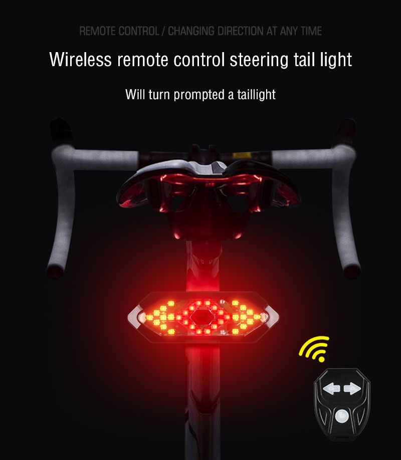 Turn Signals Remote Control Bike Direction Indicator MTB
