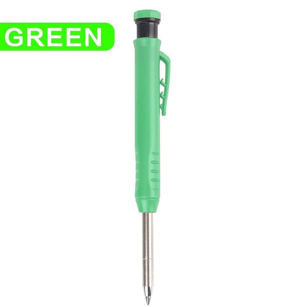 1PC Pencil Marker with Built-in Sharpener Green