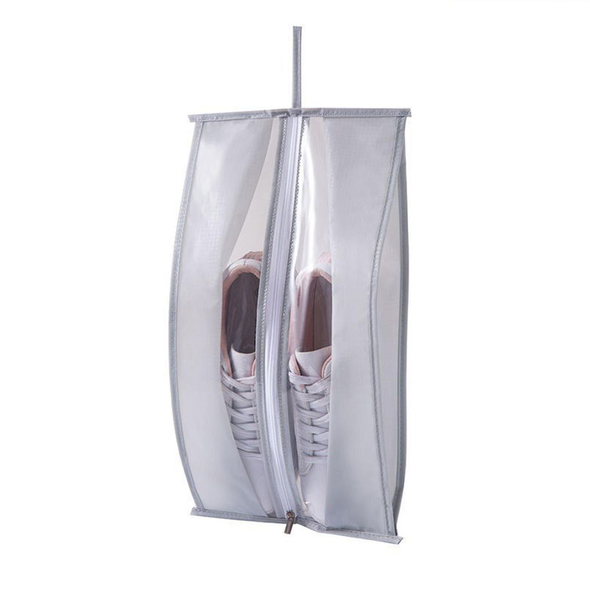 Shoes Pouch Folding Shoes Organizer Slipper Storage Bag Grey