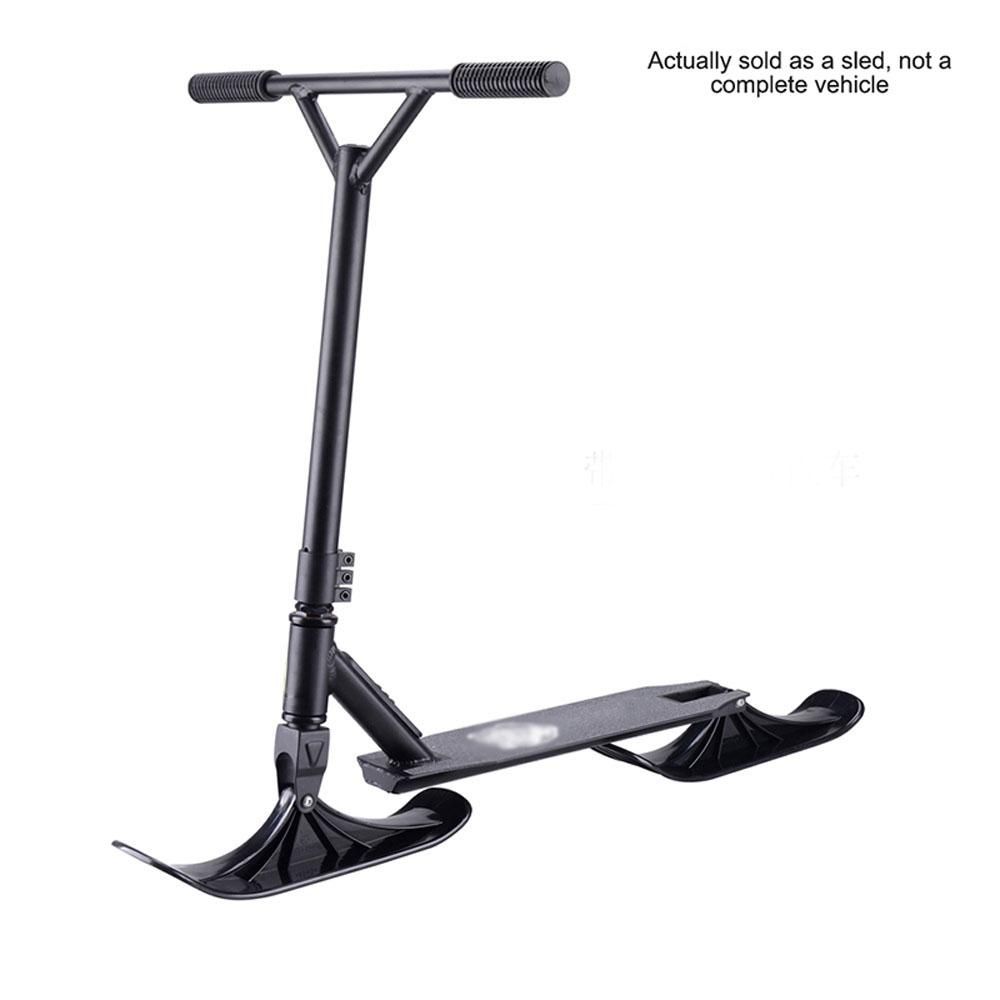 One Pair Winter Snow Scooter Ski Kids Ski Sled Board Accessories Two-wheeled Outdoor Snow Sports Replacement Parts Quick Installation