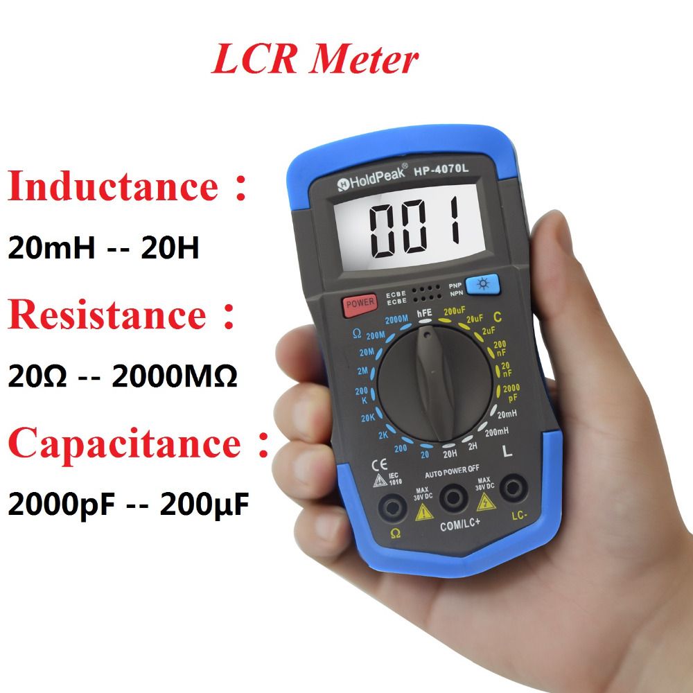 Holdpeak Digital Capacitance Meter Lcr Meter Diagnostic