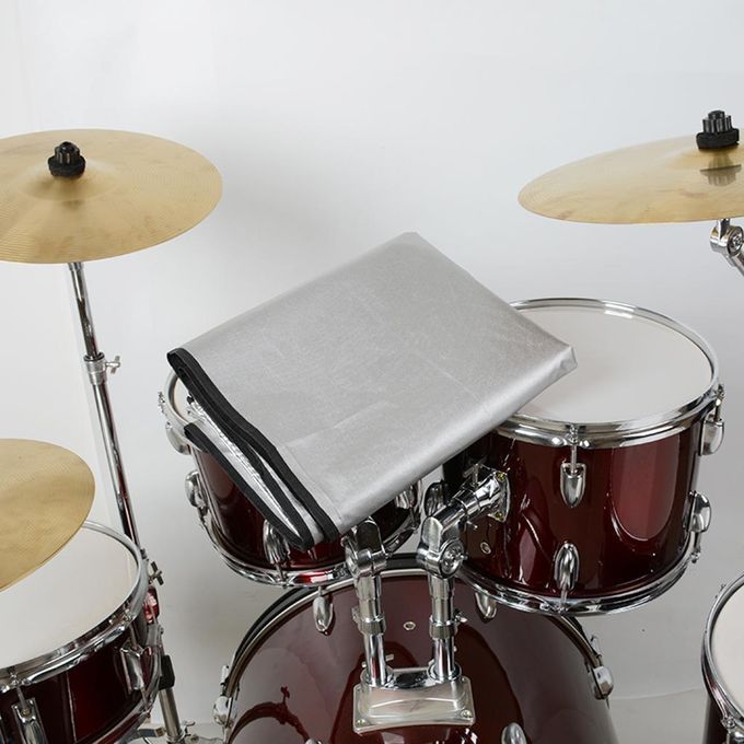 Drum Dust Cover Waterproof Anti-dust Oxford Cloth Cover Silver 78