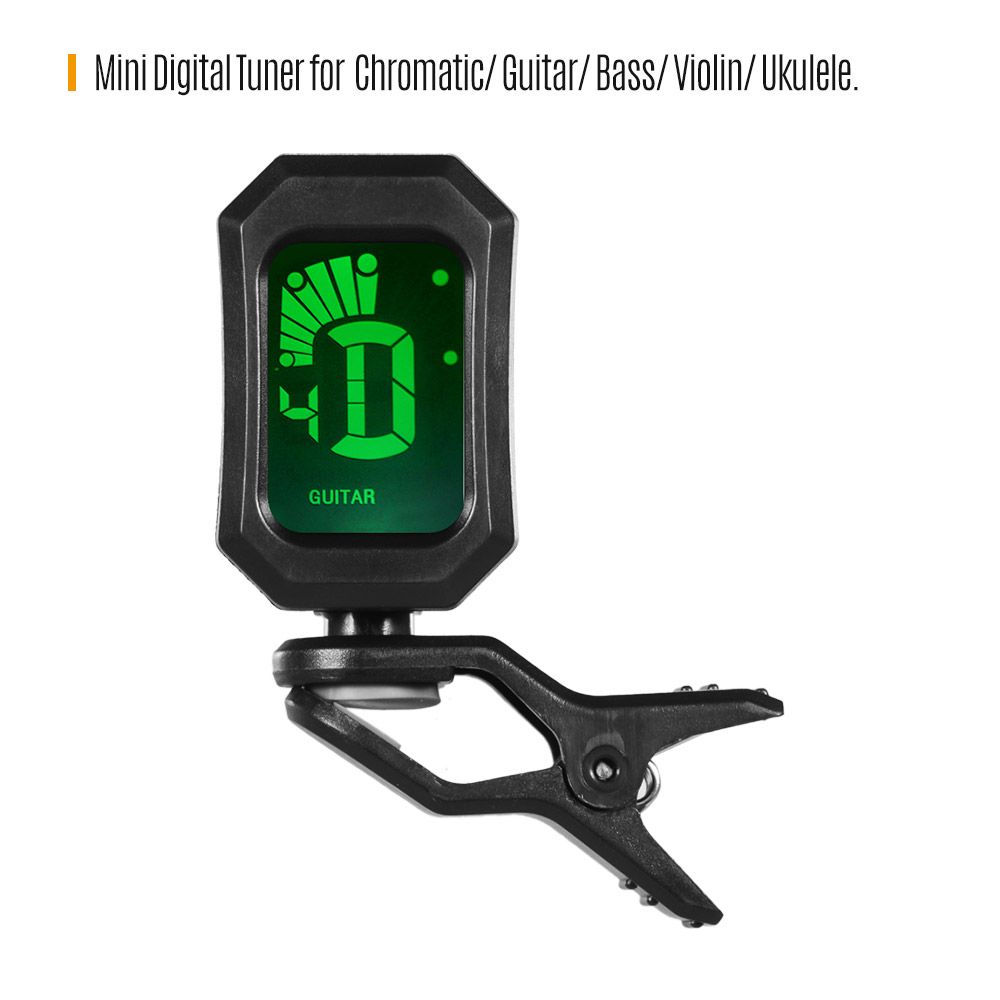 Digital Tuner Clip-On Design LCD Display Vibration Tuning