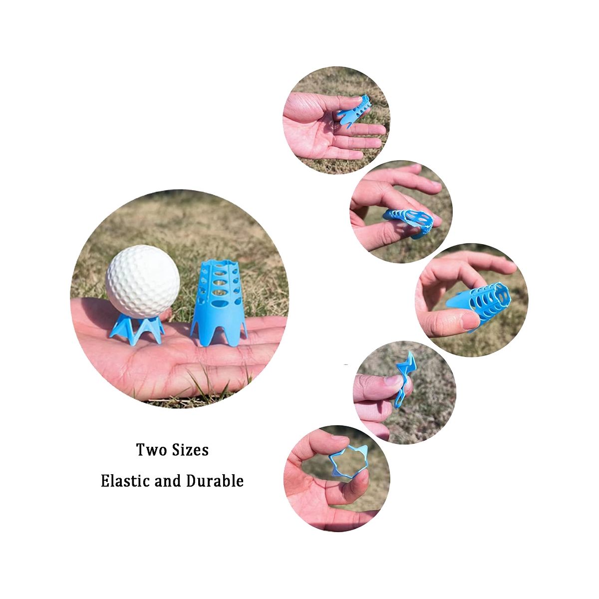 10Pcs Golf Mat Tees,Golf Simulator Tees,Pract