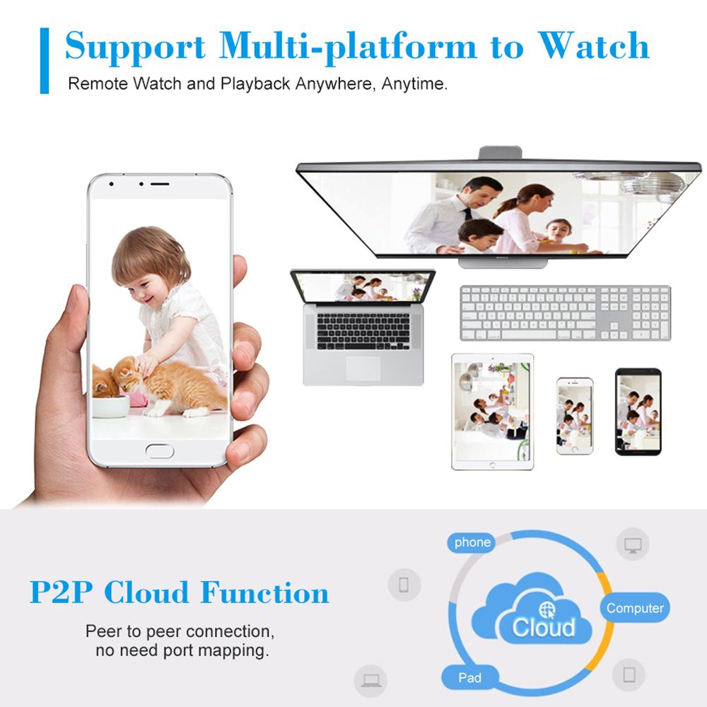 3mp POE IP Camera Waterproof Infrared Night Vision Support