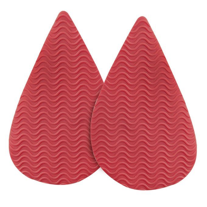 1 Pair Sole Forefoot Pads Self-adhesive Water Waterdrop
