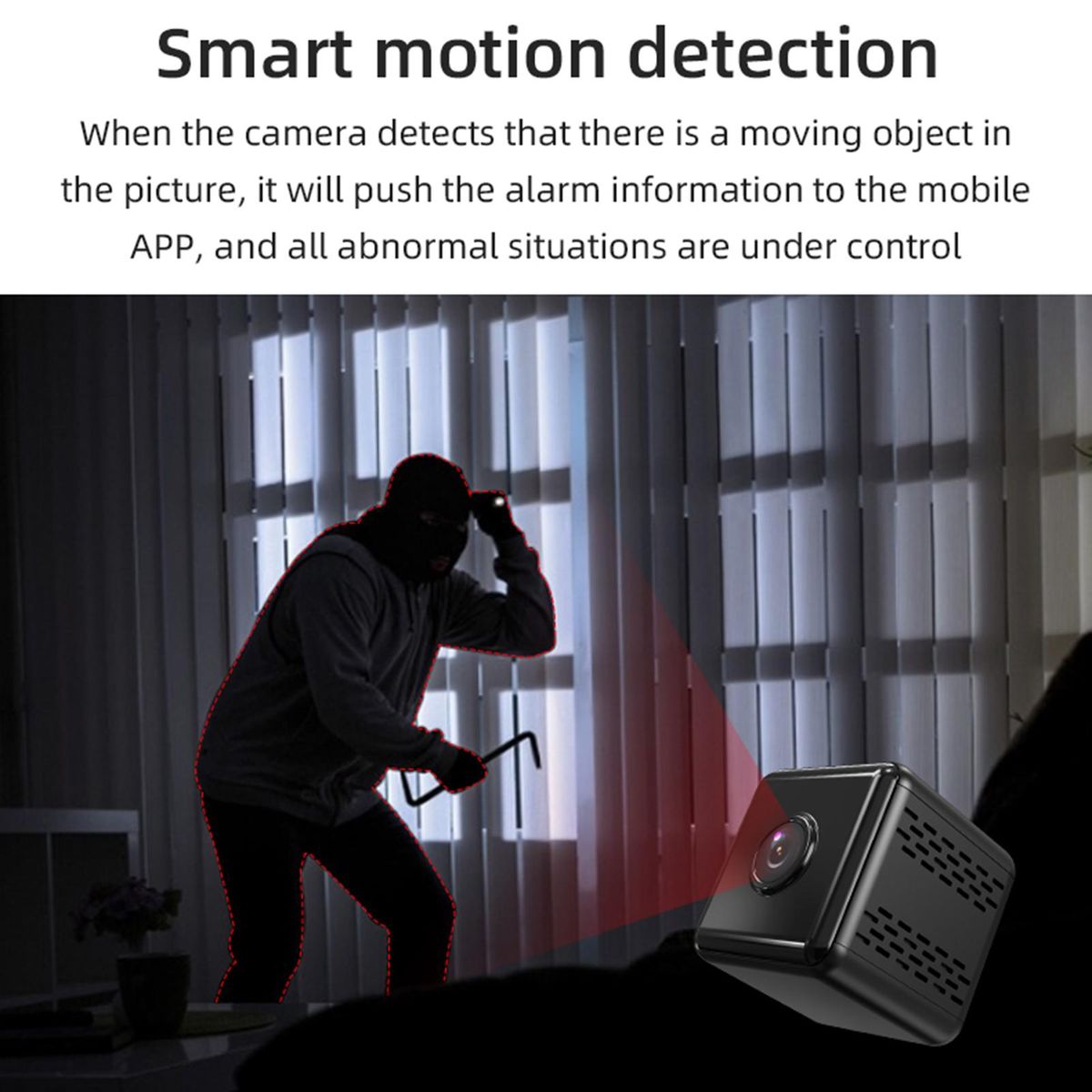 X6D HD Wireless Camera Home 1080P HD Webcam Support IR Night Vision Motion Detection APP Remote Monitoring Support TF Card Storage