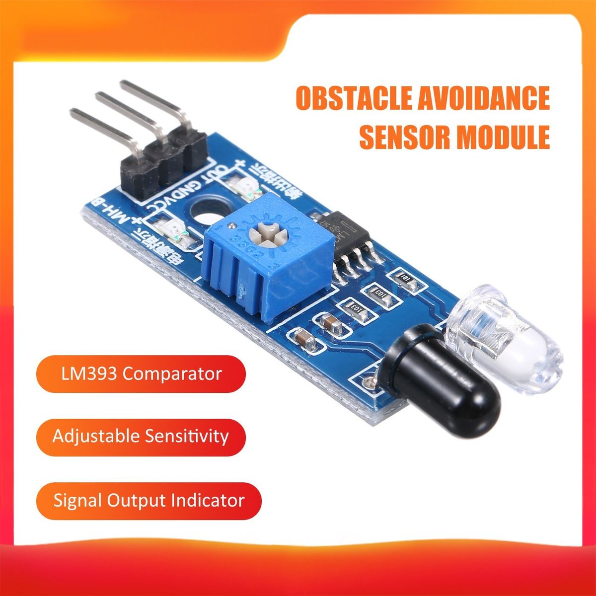 Infrared Proximity Sensor IR Infrared Obstacle Avoidance