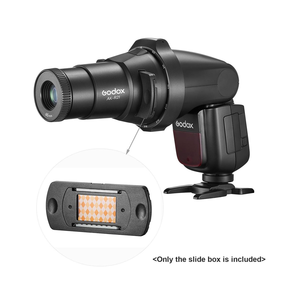 Godox AK-R26 Slide Box for Godox AK-R21 Camera Flash Projector