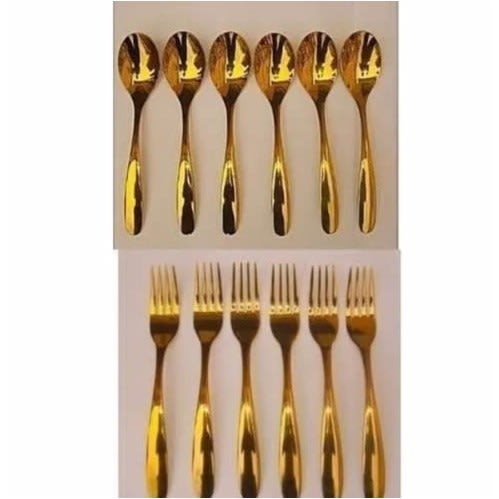 Cutlery Set - 12 Pieces - Gold