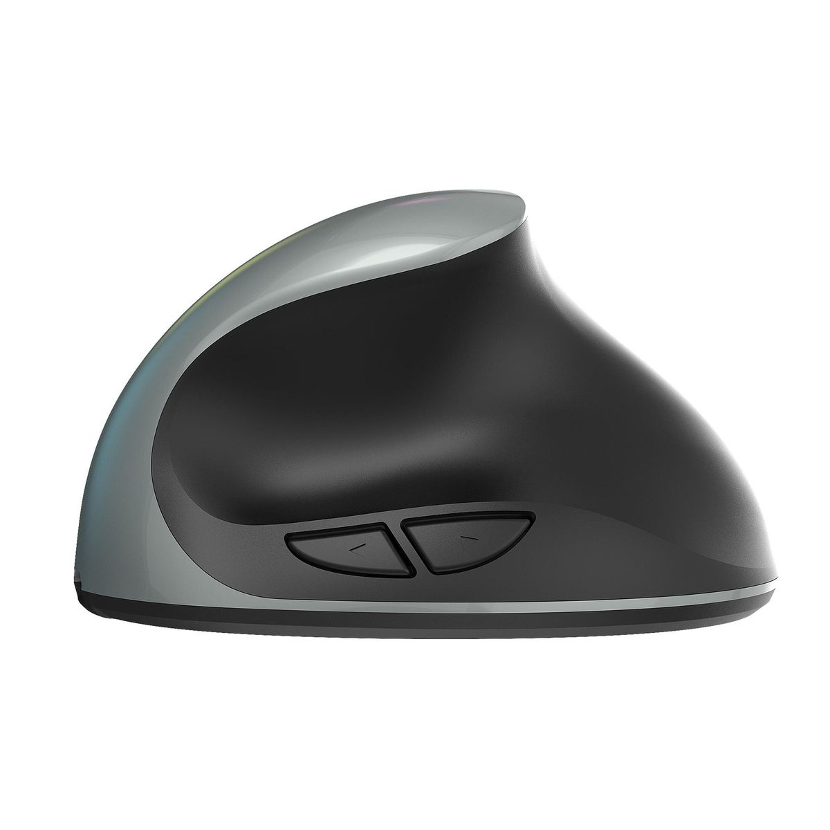 HXSJ X10 2.4G Wireless Vertical Mouse Ergonomic Mice 3-gear Adjustable DPI Built-in 600mAh Rechargeable Lithium Battery Grey