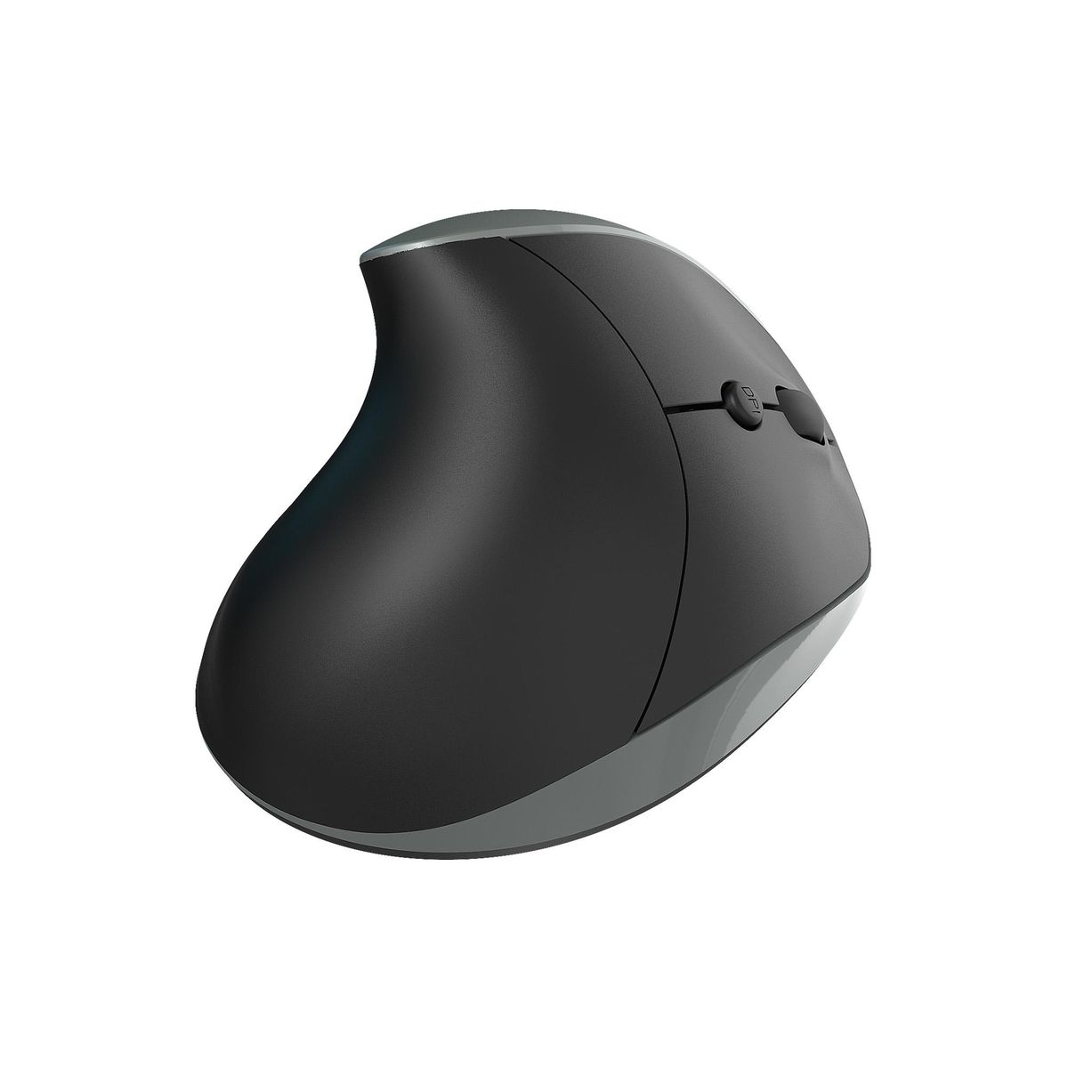 HXSJ X10 2.4G Wireless Vertical Mouse Ergonomic Mice 3-gear Adjustable DPI Built-in 600mAh Rechargeable Lithium Battery Grey