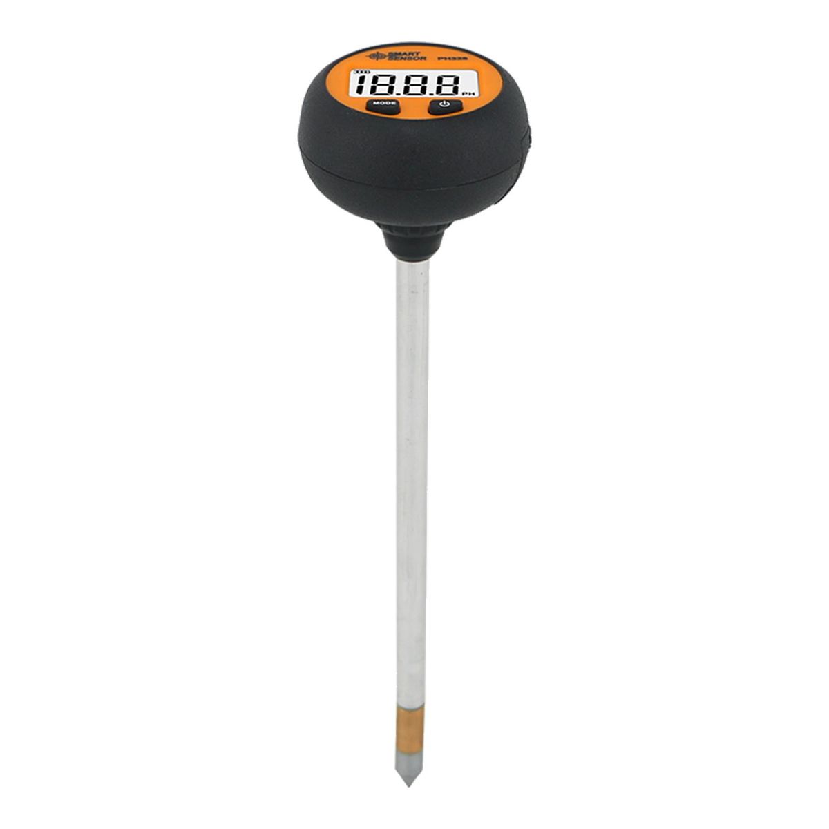 SMART SENSOR PH328 Digital Backlight Soil Tester 3 in 1 PH/ Moisture/ Temperature Multifunction Portable Soil PH Test Probe Temp Humidity Meter for Agriculture Seedling Garden Planting Greenhouse Farmland