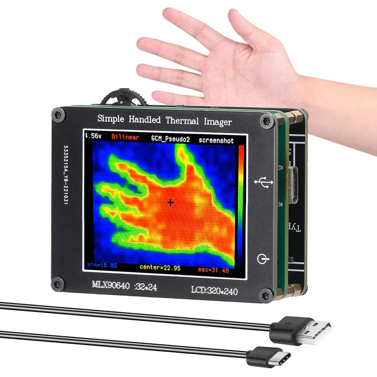 24 * 32 Pixel Infrared Sensor Simple Handheld Thermal