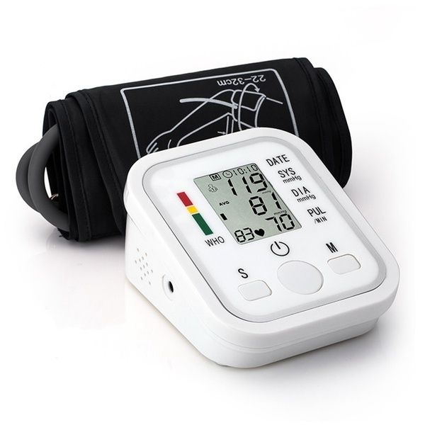 Full Automatic Digital Arm Blood Pressure Monitor Sphgmomanometer BP Dvice Meter