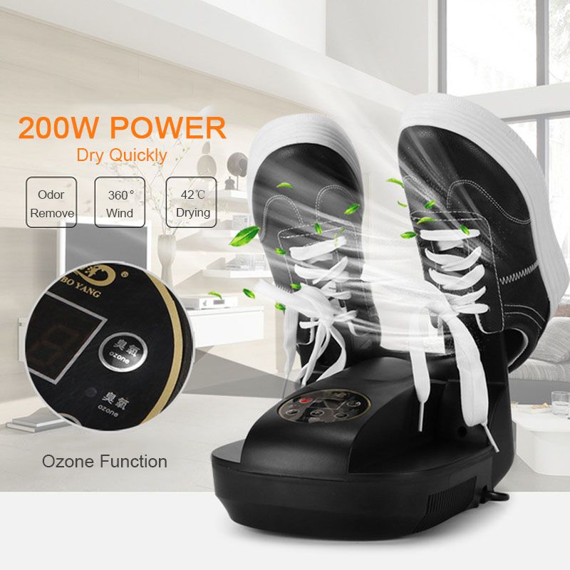 Boot Shoe Dryer Warmer With Ozone Odor Removal Quick Drying Folding Boots Heater Length Adjustable For Shoes Gloves Socks Hats-US Plug