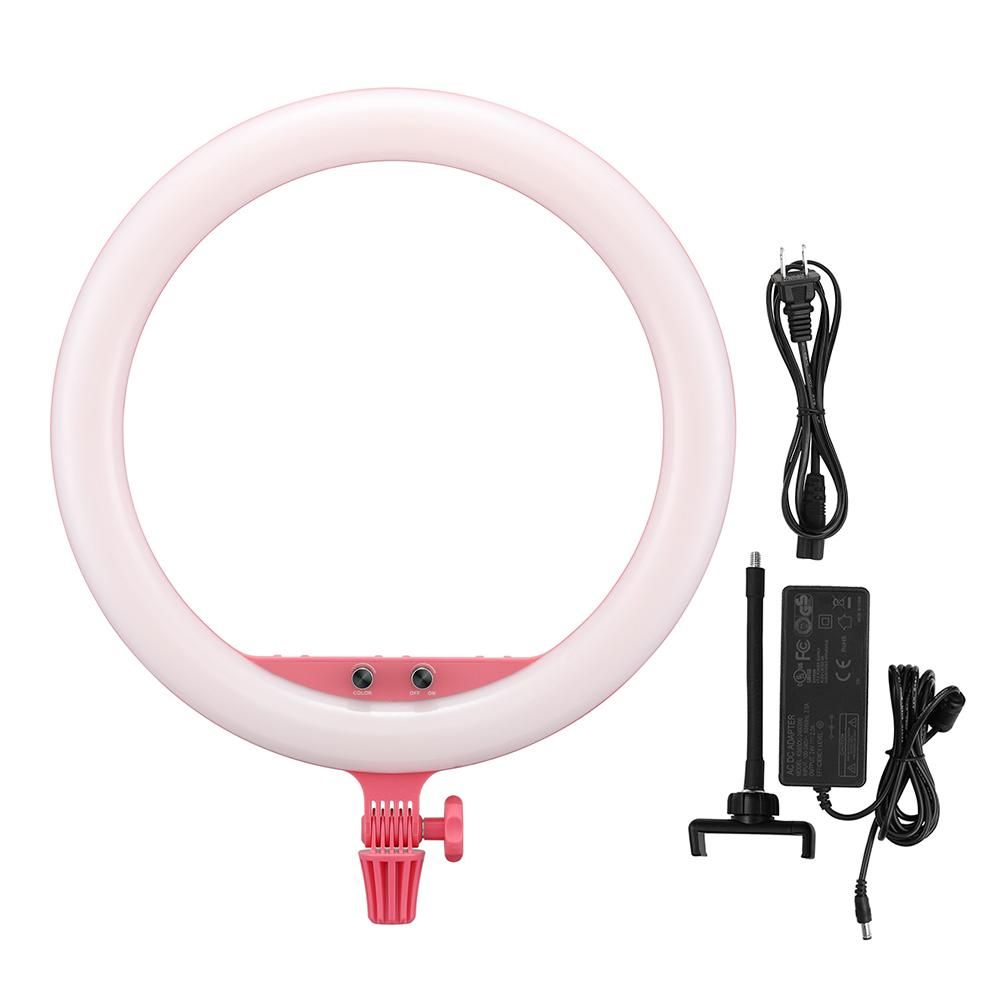 Godox LR150 18 Inch LED Ring Light Studio Photography Fill-in Light 3000K-6000K Bi-Color Temperature Adjustable Brightness with Phone Holder for Live Streaming Selfie   Makeup Portrait Photography