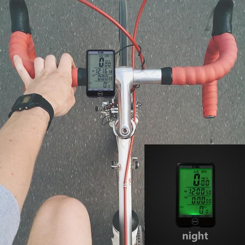 SD 576C Wireless Backlit Bicycle Computer LCD Touch Screen Hot Sale Waterproof Bike Odometer Speedometer Stopwatch