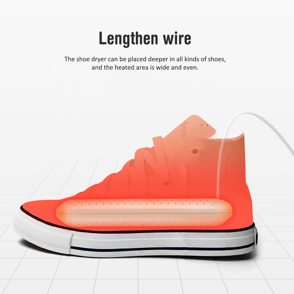 Electric Shoes Dryer Heater UV Sanitizor Constant Temperature Drying Deodorization Timer Warmer For Shoes Clothes Drying-Timer Function