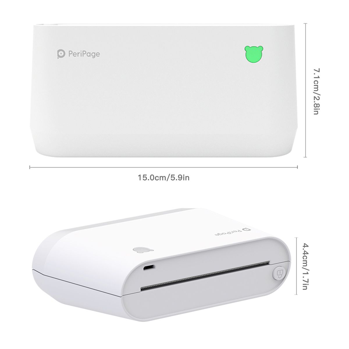 A9sMAX Mini Photo Thermal Receipt Printer 304dpi BT Wireless