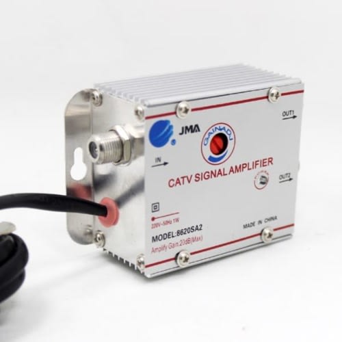Catv Cable Tv Signal Amplifier Ac 220v 2 Ways