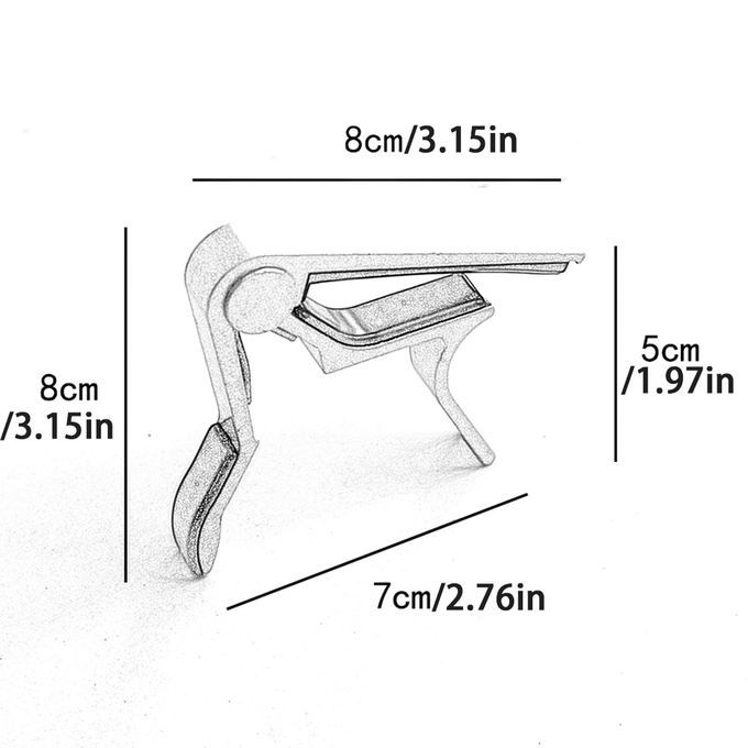 MT Universal Aluminium Alloy   New Guitar Capo Quick Change C  Guitar Capo-black