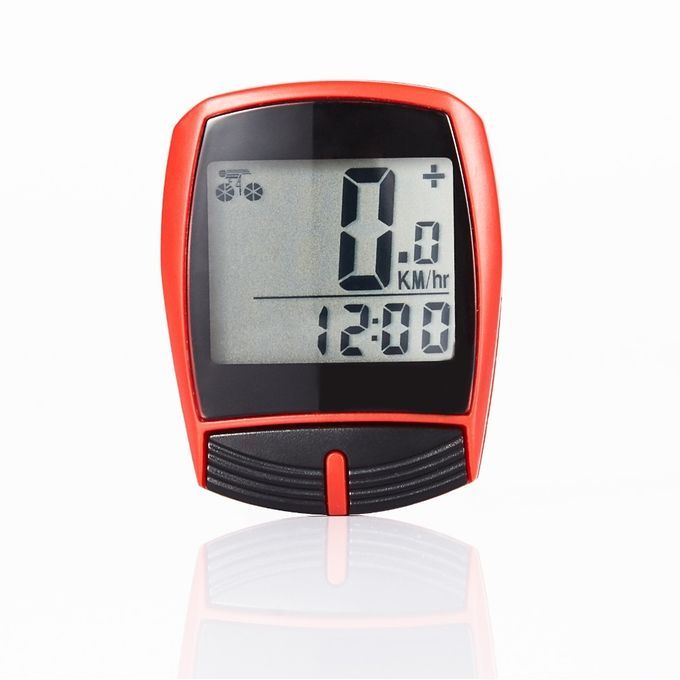High Quality Waterproof Bicycle Computer Wired MTB Bike Cycling Odometer Rainproof Stopwatch Speedometer Watch(#wired Blue)