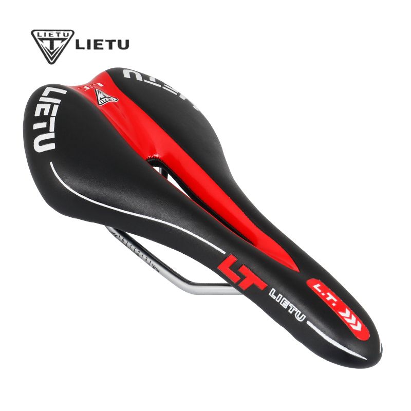 LIETU Bicycle Saddle MTB Road Bike Cycling Silicone Skid-Proof Saddle Seat Silica  Cushion Seat Leather Cycle Accessories