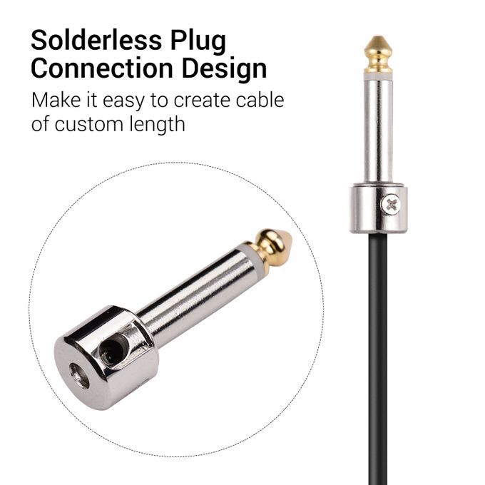 Professional Solderless Patch Cable Kit DIY Guitar Pedal