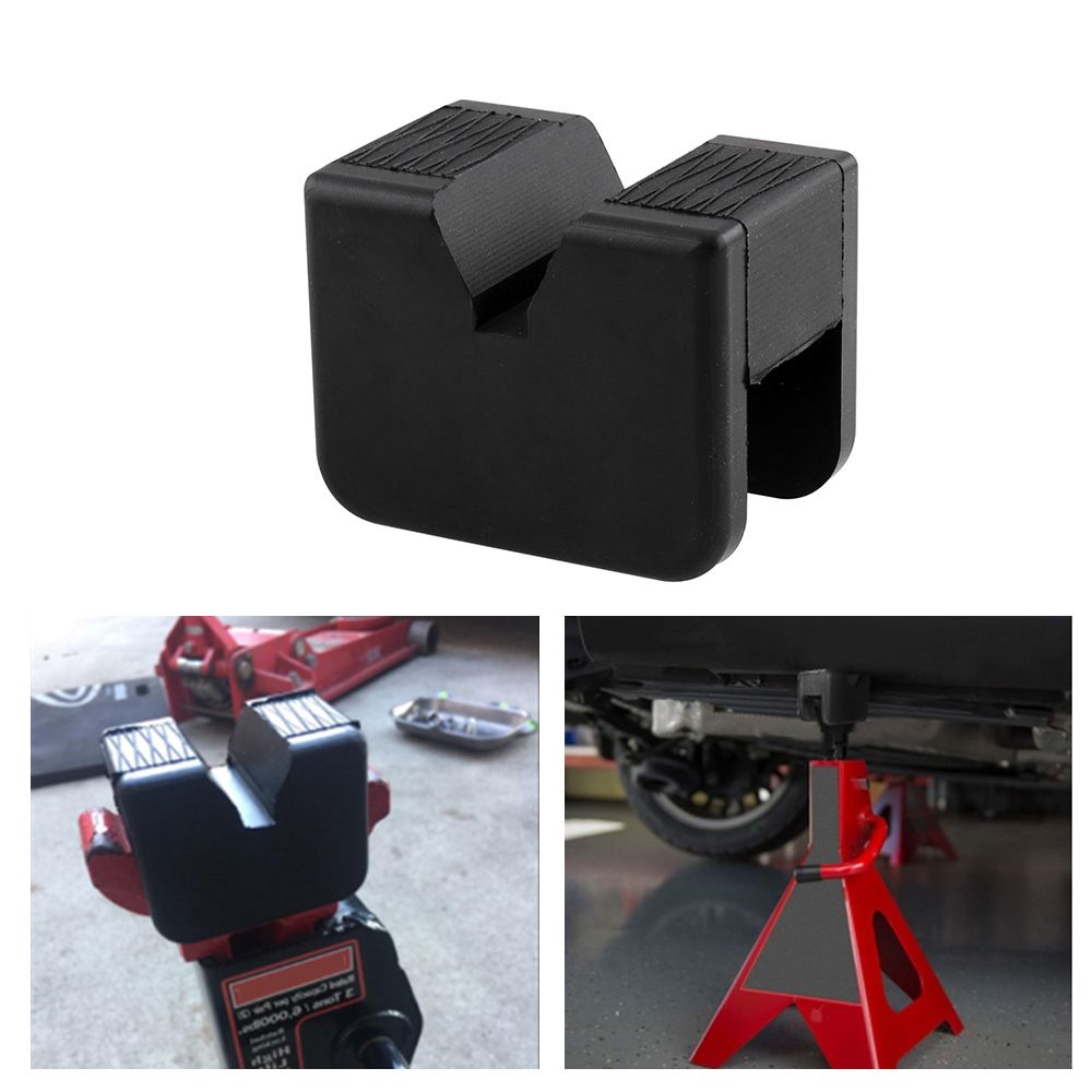 Universal Square Slotted Frame Rail Floor Jack Guard Adapter