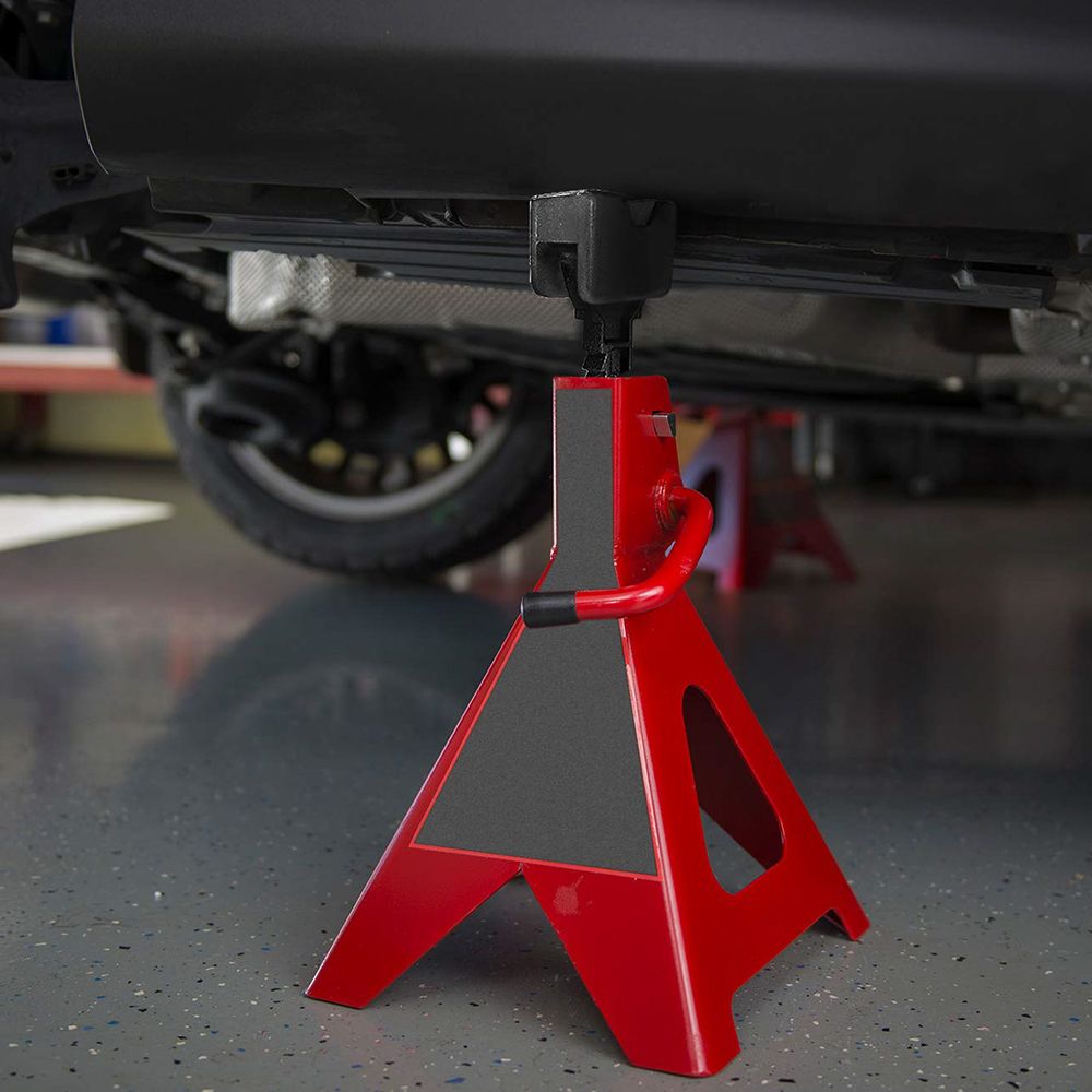 Universal Square Slotted Frame Rail Floor Jack Guard Adapter