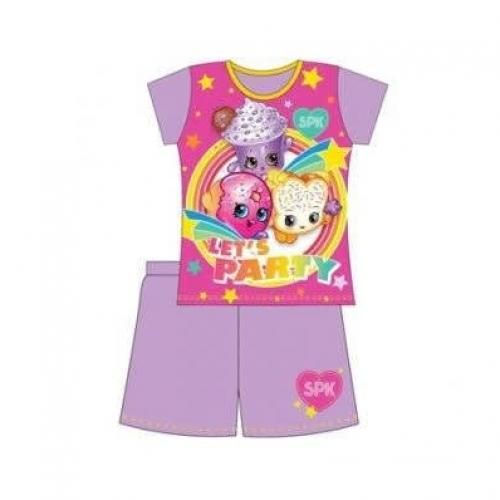 Girls 'Lets Party' Short Pyjamas Set