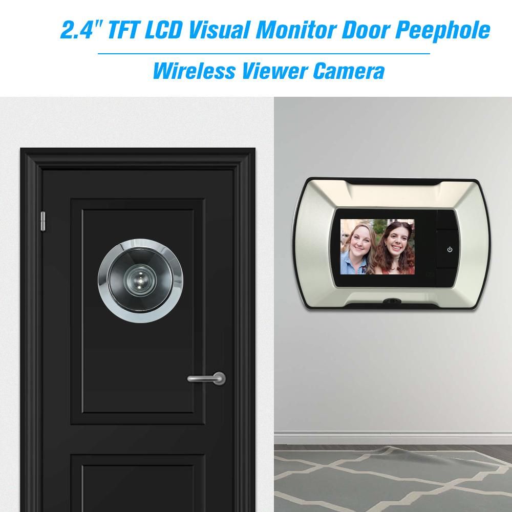 2.4" TFT LCD Visual Monitor Door Peephole Wireless Viewer Camera Digital Electric Peephole Doorbell Monitor