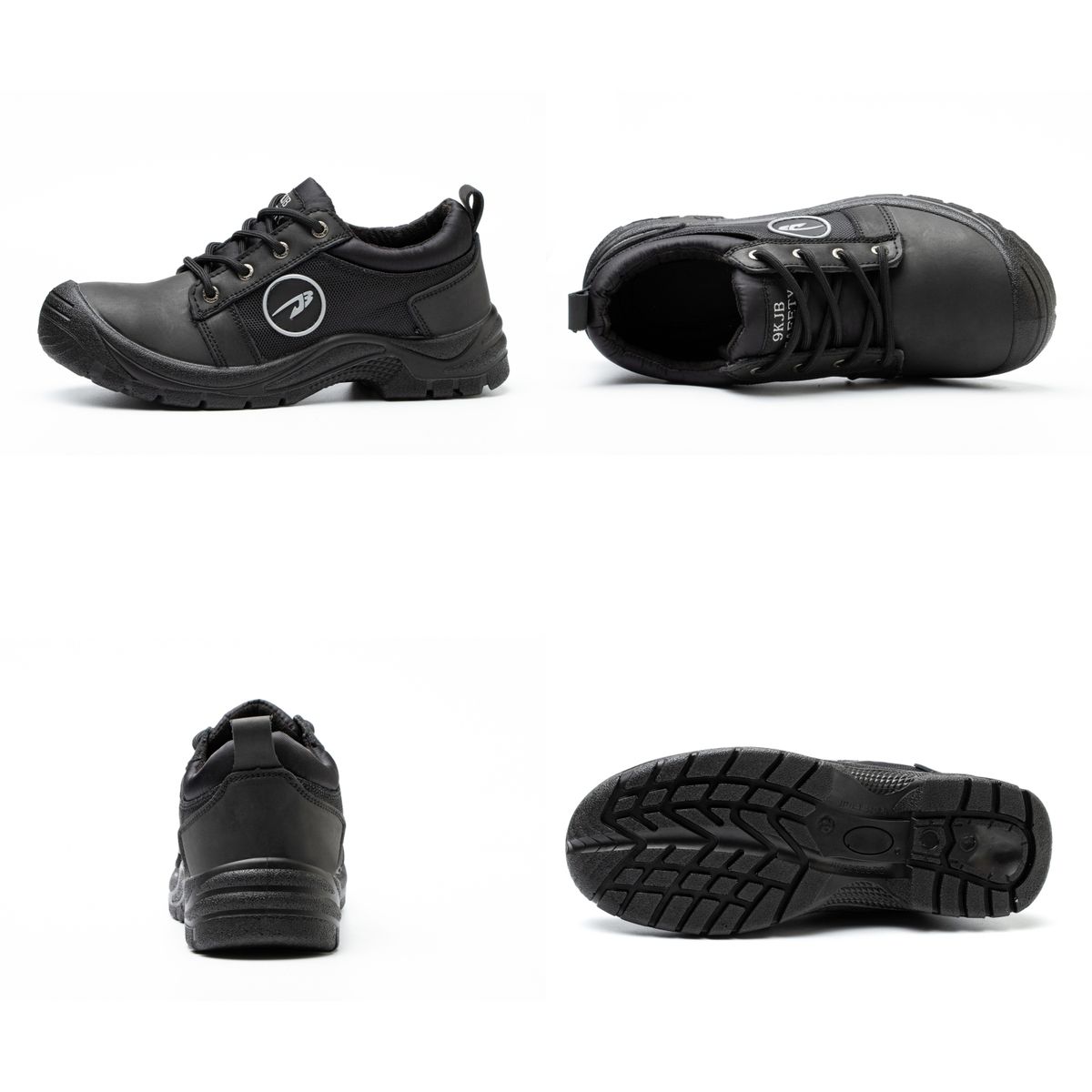 Safety Boots Steel Toe Work Shoes Durable Leather Upper