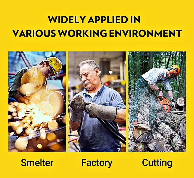 Safety Boots Steel Toe Work Shoes Durable Leather Upper