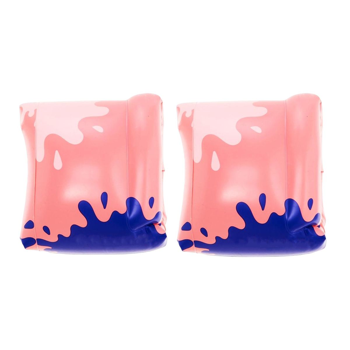 Swim Arm Bands Pool Swimming Arm Float Rings For Children Pink Round